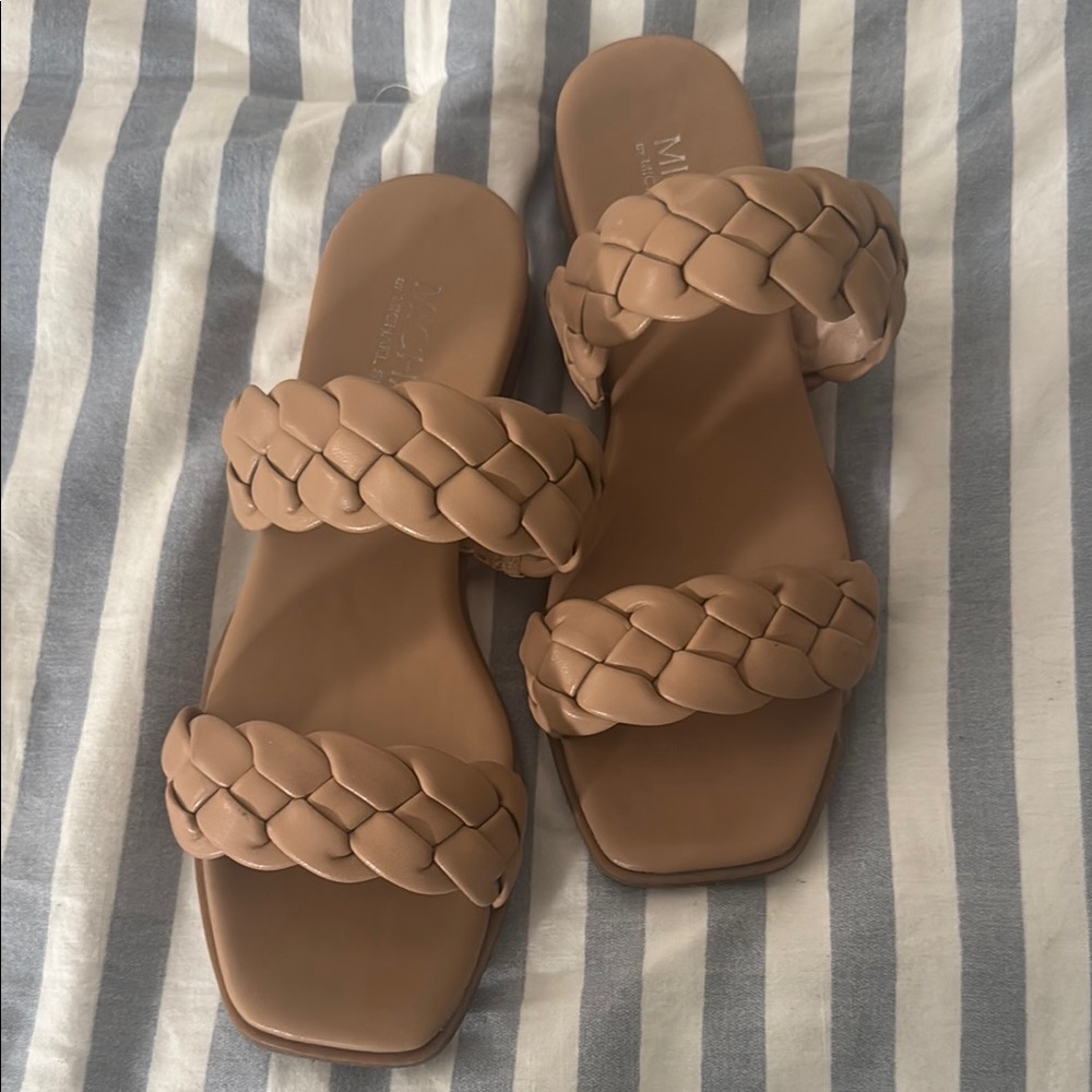 Braided Tan Sandals